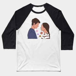 Couple Sweet Magnolias Baseball T-Shirt